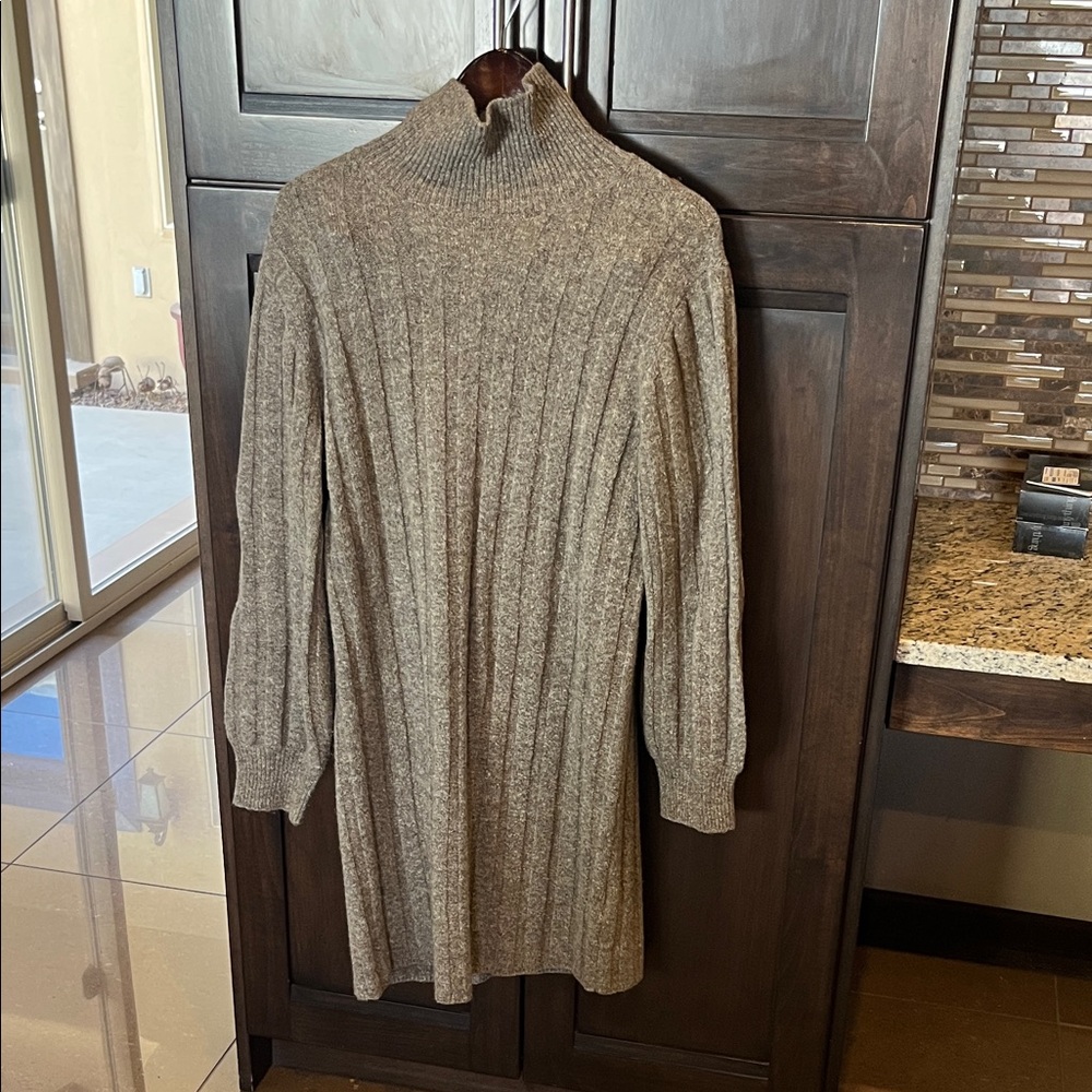 Massimo Dutti Gray Knit Sweater